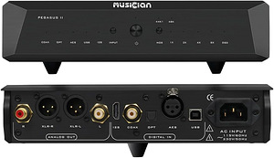 Musician Pegasus II R2R DAC digitaal-analoog konverter  			