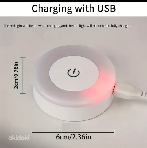 USB перезарежаемый,ночник,с сенсорным управлением.новый