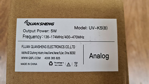 Raadiosaatja Quansheng UV-K5(8) Air Band 50-599MHz (10 foto / 10)
