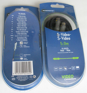 1 Pakendis BANDRIDGE S-videokaabel 5 m (1 foto / 1)
