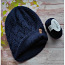 Uus talve müts naistele 100% meriino 55/58 cm (foto #2)