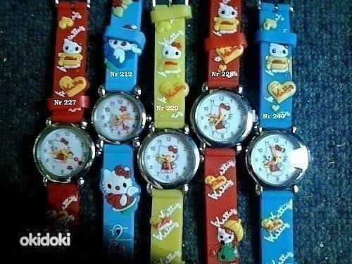Различные часы с силиконовым ремешком для девочек/мальчиков. (фото #3)