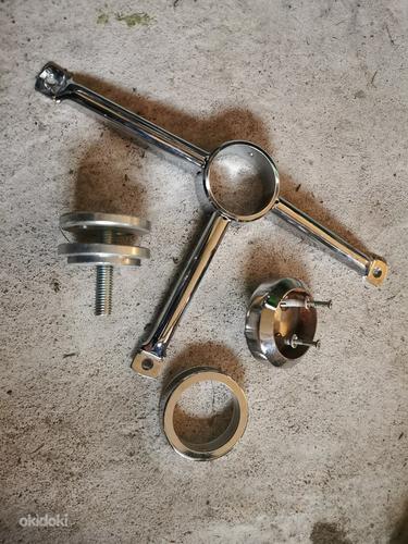 Кухонная труба/стойка из металла + корзина + крепления (фото #2)