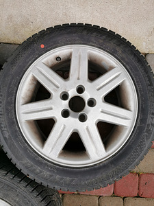 Volvo Orig 16 Valuveljed 5x108 peaaegu uue lamell rehvidega (2 foto / 6)