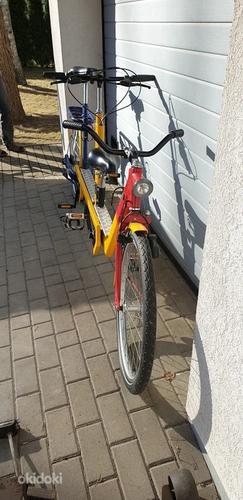 Тандемный велосипед для детей и взрослых (фото #2)