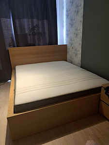 Voodi ikea malm (2 foto / 3)