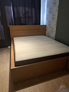 Voodi ikea malm (3 foto / 3)