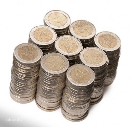 2 Евро юбилейные монеты (некоторые UNC, особенно последние) (фото #1)
