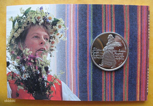 1 lat 2008 UNC - münt kaardil (2 foto / 3)