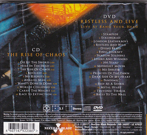 CD+DVD ACCEPT - The Risse Of Chaos,2017 (2 foto / 2)