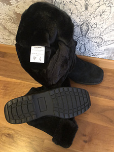 Müüa uued soojad seemisnahast talvesaapad stp 24 cm (3 foto / 3)