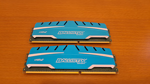 Crucial Ballistix 16gb(2x8gb) DDR3 1866MHz CL10 mälud (1 foto / 2)