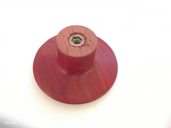 Täispuidust kvaliteetne nagi. Läbimõõt 15 cm. Uus. Punane (foto #3)