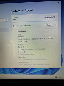 Lenovo G50 (i7-5500/8GB/1TB) (6 foto / 7)