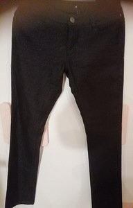 Новые Блестящие черные брюки / джинсы 40