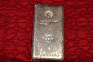 Hõbe kang Rasmussen 1 kg (1 foto / 3)