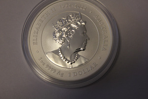 Hõbemünt Austraalia Lunar 2024 (2 foto / 2)