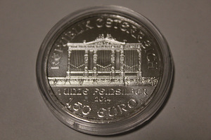 1 oz Austria Philharmoniker hõbemünt 2013, 2014 (3 foto / 3)