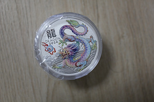Austraalia Lunar III Draakonid 1 OZ hõbe värvilised (1 foto / 5)