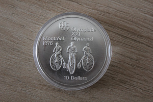 Canada Montreal Olümpia 1976 a. 10 dollars Hõbe (1 foto / 2)