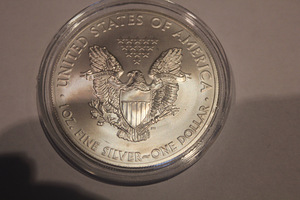 1 OZ USA hõbe dollar 2019 a. (2 foto / 2)