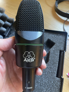 AKG C3000 kondensaatormikrofon – originaal, valmistatud Aust (5 foto / 6)