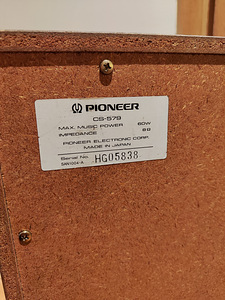 Pioneer CS-579 kõlarid. Japan. 3 way. Korras. (3 foto / 4)