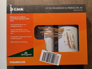 D-Link DHP-307AV Powerline ethernet adapter. Home plug AV (1 foto / 3)