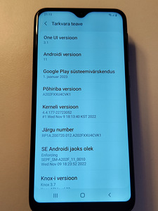 Samsung A20e Mobiili telefon. Android 11 (4 foto / 5)