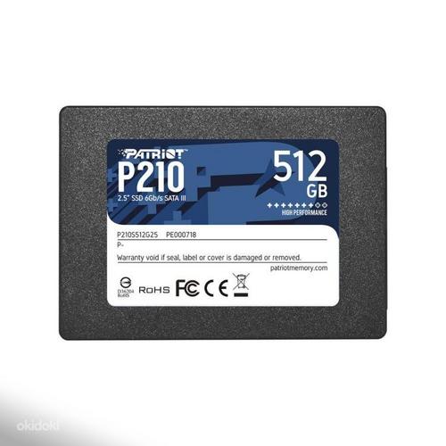 SSD SATA2,5 дюйма, 512 ГБ / P210 P210S512G25 PATRIOT (фото #1)
