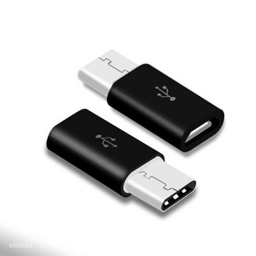 Adapter, üleminek USB Type-C (USB,female -Type-C,male),uus (foto #3)