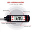 Цифровой ЖК-термометр гигрометр+часы в машину (фото #3)