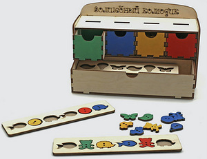 Puidust sorteerija, arendav mäng / Wooden sorter (3 foto / 3)