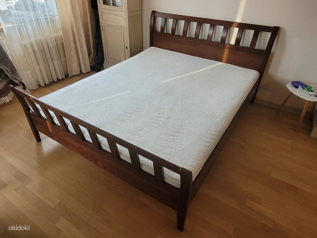 Kasutatud Skano kasepiudust voodiraam 160×200 (foto #1)