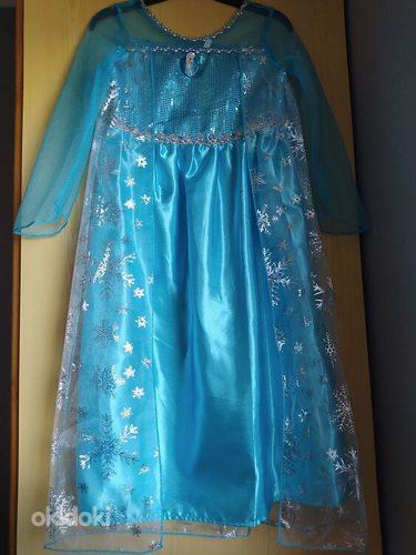 Uus Frozen Elsa kleit 116/122 (foto #1)