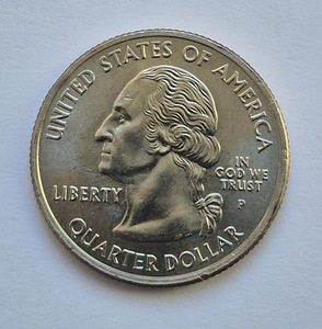 USA. quarter coin (1 foto / 4)