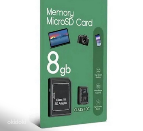 8GB microSD kaart