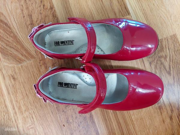 Punased pidulikud kingad s32 (foto #1)