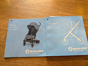 Peaaegu uus Maxi-Cosi Mara jalutuskäru, värv Brave Graphite (5 foto / 6)