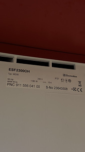 Electrolux esf 2300 oh (5 foto / 5)