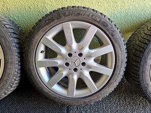 5x112 Mercedes-Benz 18" veljed + naastrehvid (5 foto / 9)