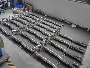 M: Saab 9-3/900 ja 9-5 3" roostevaba downpipe/väljalase (2 foto / 2)