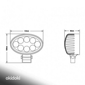 Led töötuli 24W (2 foto / 2)