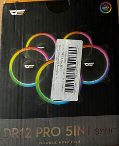 DR12 PRO A-RGB Fan 5in1 Pack 120mm Must (5tk)