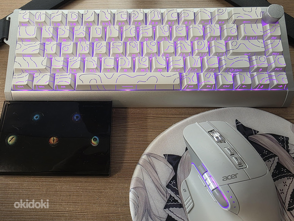Skyloong GK68 Mix V2 HE TMR White 2026 Gaming Keyboard