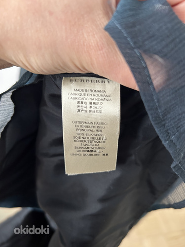 Шелковая блузка Burberry, размер XL (фото #5)