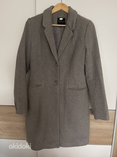 Пальто из шерсти Mohito, размер 38 (фото #2)