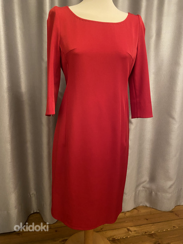 Вишнево-красное платье (фото #7)