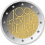 2 euro Läti 2021 "100 LATVJA DE IURE" UNC (foto #1)