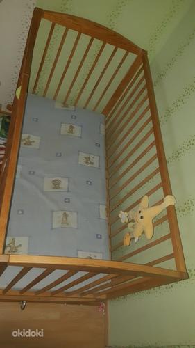 Kiikuva võrevoodi / детская кроватка (фото #3)